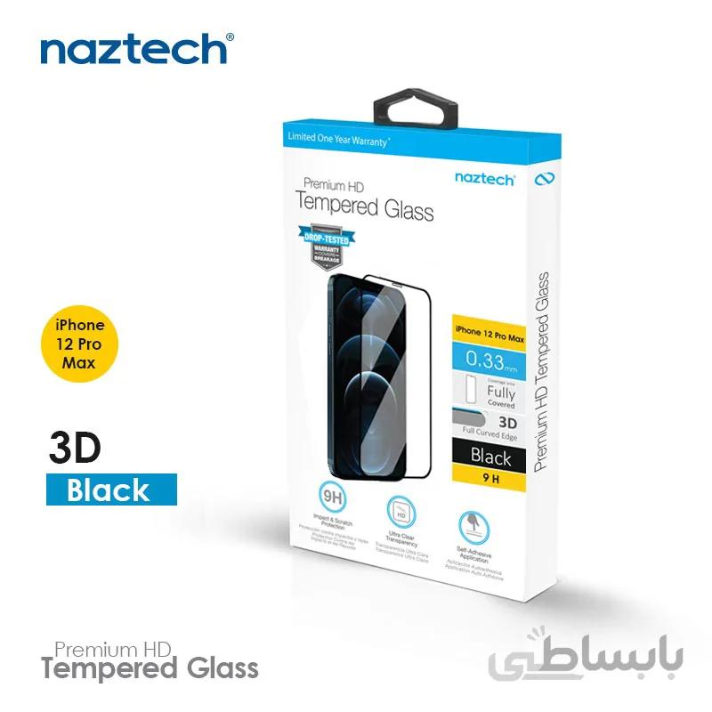 محافظ صفحه نمایش شیشهای 3D نزتک مناسب برای آیفون 12Pro Max
