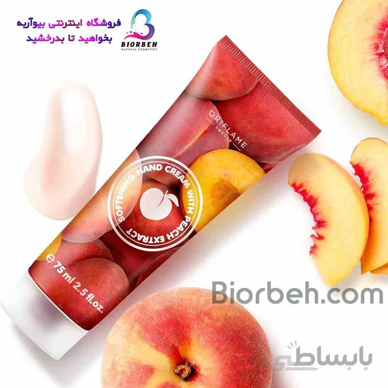 کرم دست با عصاره هلو هندکر اوریفلیم Hand Cream Oriflame کد مرجع 41940