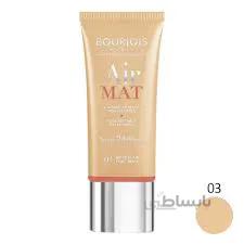 کرم پودر بورژوآ سری Air Mat مدل Light Beige 03 حجم 30 میلی لیتر ا Bourjois Air Mat Foundation Light Beige 03 ،30 ml