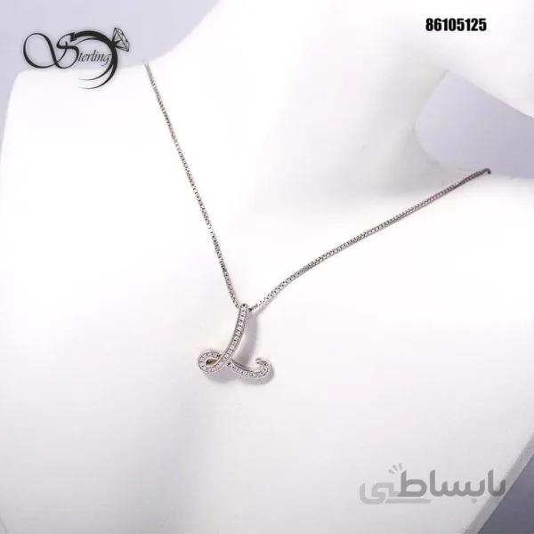 گردنبند نقره L کد:۱۲۳۱
