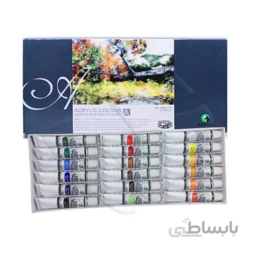 اکرولیک 18 رنگ ماریس 818B