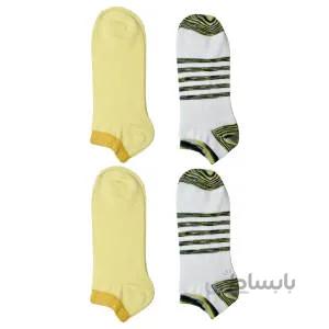 جوراب دخترانه دامِن مدل SN-5896 مجموعه 4 عددی