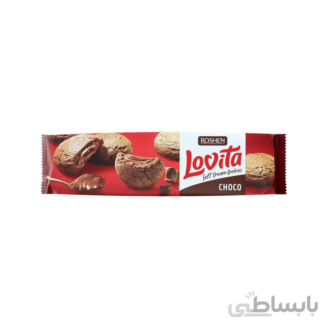 بیسکوییت شکلاتی لویتا 170 گرمی روشن Roshen