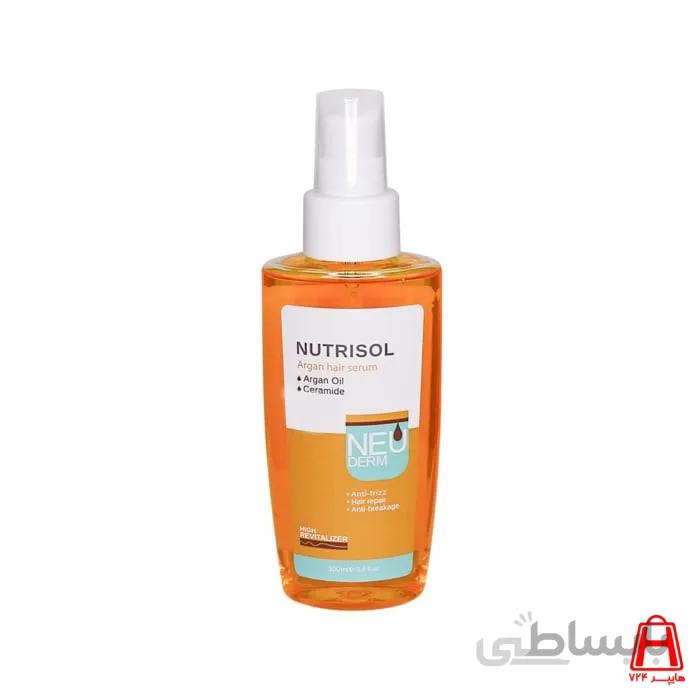 سرم مو آرگان نوتریسل نئودرم ا Neuderm Nutrisol Argan Hair Serum کد 384651