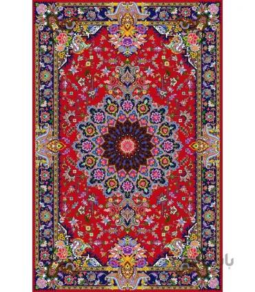 نخ و نقشه فرش درشت باف کد 53