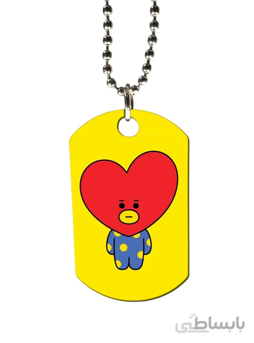 گردنبند طرح bts-bt21