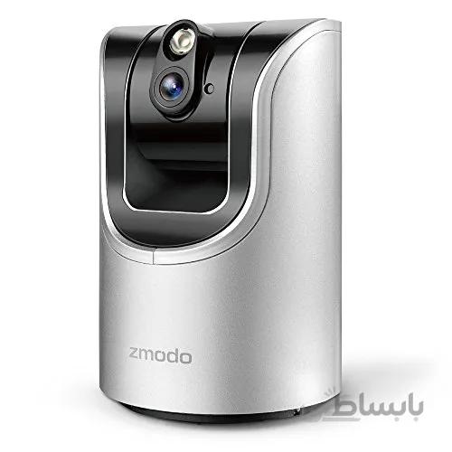 دوربین امنیتی بی سیم خانگی Zmodo با سیستم صوتی دو طرفه و وایرلس و دید در شب ا Zmodo 1.0 Megapixel 1280 x 720 Pan & Tilt Smart Wireless IP Network Security Camera Easy Remote Access Two-way Audio
