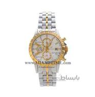 ساعت ویولت Violet زنانه کرنوگراف گرد فلزی دو رنگ صفحه سفید کد 0404/2L