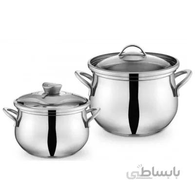 زودپز دو قلوی شفر مدل Alia گنجایش 7 و 4.5 لیتر خاکستری