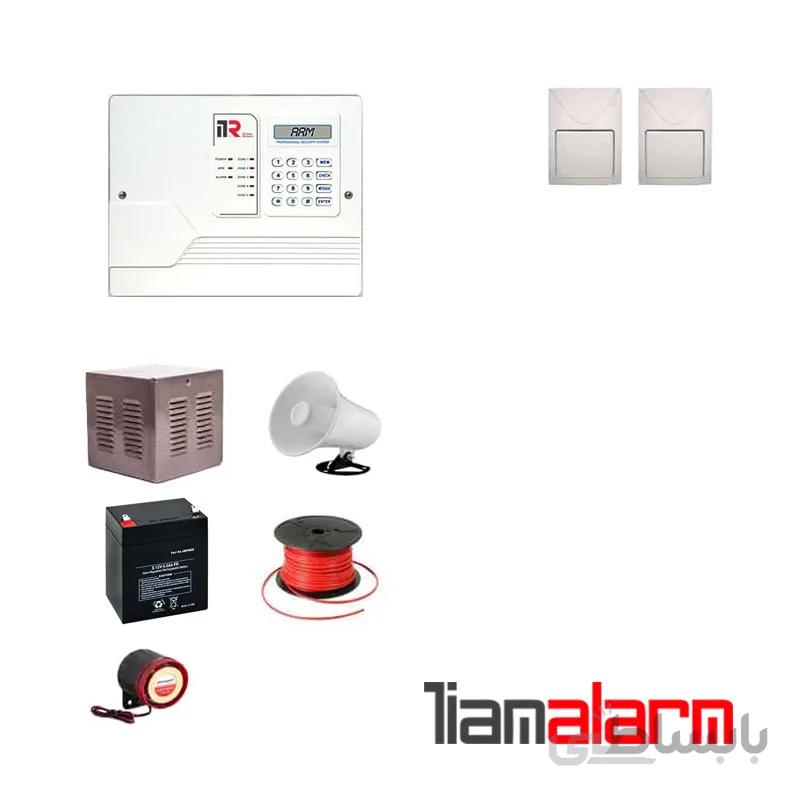 پکیج دزدگیر اماکن باسیم مدل آی تی آر سیم کارتی و تلفنی I50F2