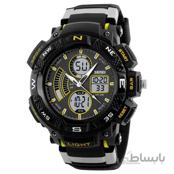 ساعت مچی دیجیتال مردانه اسکمی مدل 1211YELLOW