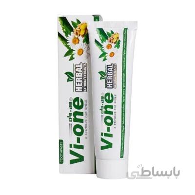 خمیر دندان گیاهی وی وان 80 گرم ا VI-ONE Toothpast