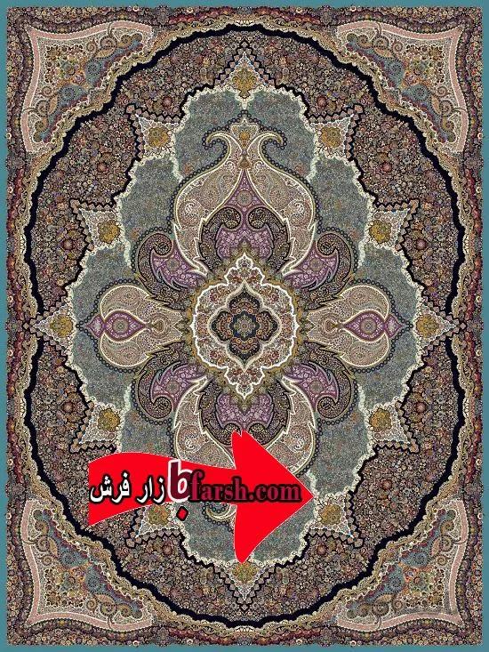 فرش نگین مشهد1200 شانه کد 1205