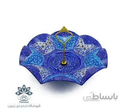 شیرینی خوری میناکاری دستهدار