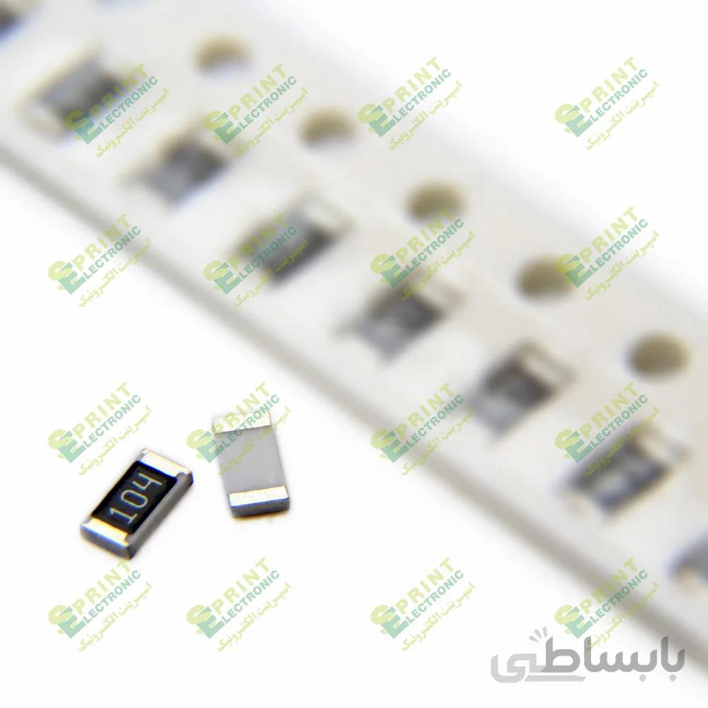 مقاومت اس ام دی 100 کیلو اهم %5 100K SMD 1206 (حلقه 5 هزار عددی )