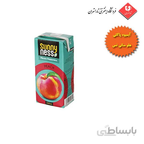 ابمیوه پاکتی هلو سانی نس 200 میلی لیتر