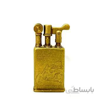 فندک دو اهرم طلایی جیفینگ