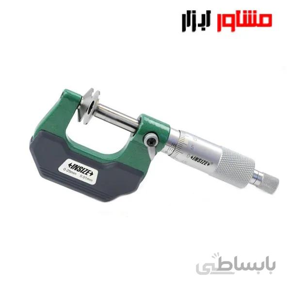 میکرومتر بشقابی اینسایز 0 - 25 مدل 25-3282