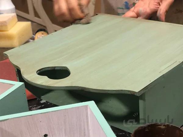 آموزش تکنیک کهنه کاری رنگ