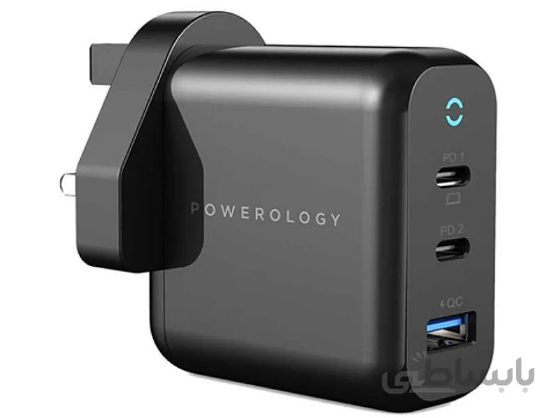 شارژر یو اس بیPD GaN Charger 3port 65W