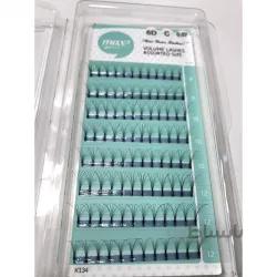 مژه فن شده اکستنشن6D-C-0.07 مکسی تو max2