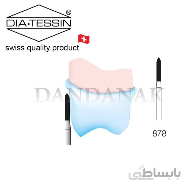 C 878 فرز الماسه چمفر بلند زرد پرداخت (composite) - بسته ۵ عددی