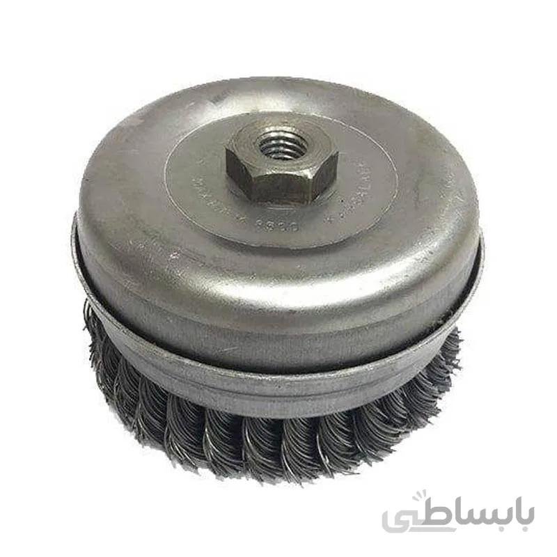 فرچه سیمی کاسه ای بافته 7.5