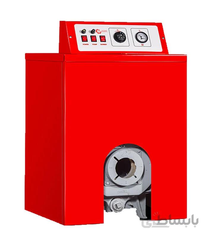 پکیج زمینی شوفاژکار 9 پره چدنی کوتاه مبدل دار مدل آذرخش AS300-9