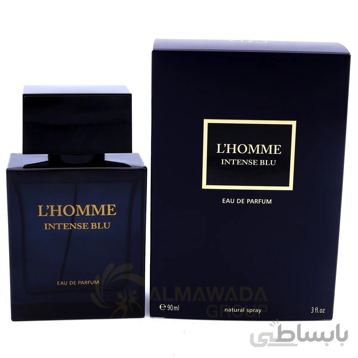 ادکلن مردانه lhomme intense blue ال هوم اینتنس بلو 90 میلی لیتر