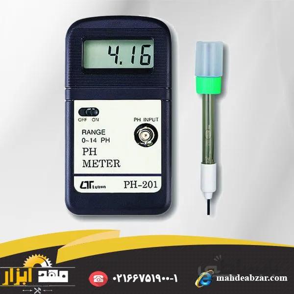 اسید سنج لوترون مدل PH-201 ا PH Meter PH 201 Lutron