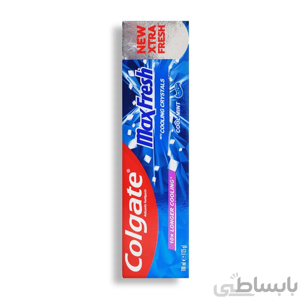 خمیر دندان colgate مدل maxfresh آبی