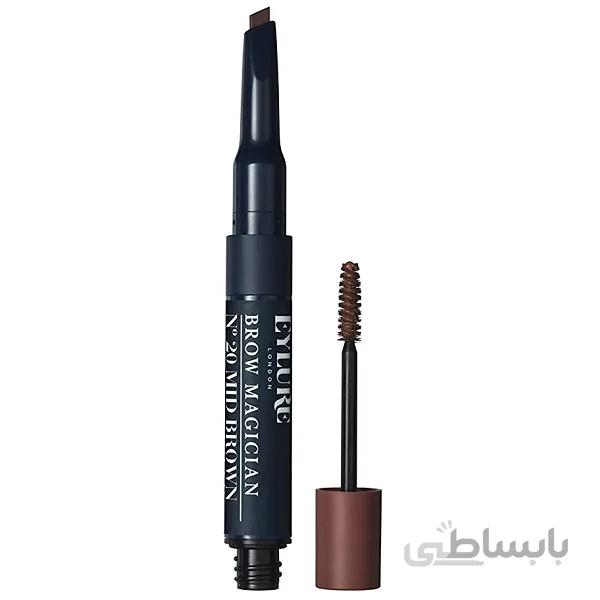 ریمل و مداد ابروی آیلور Eylure | طرح تاتو، حجم و لیفت ابرو ا Eylure Brow Magician- No.20 Mid Brown