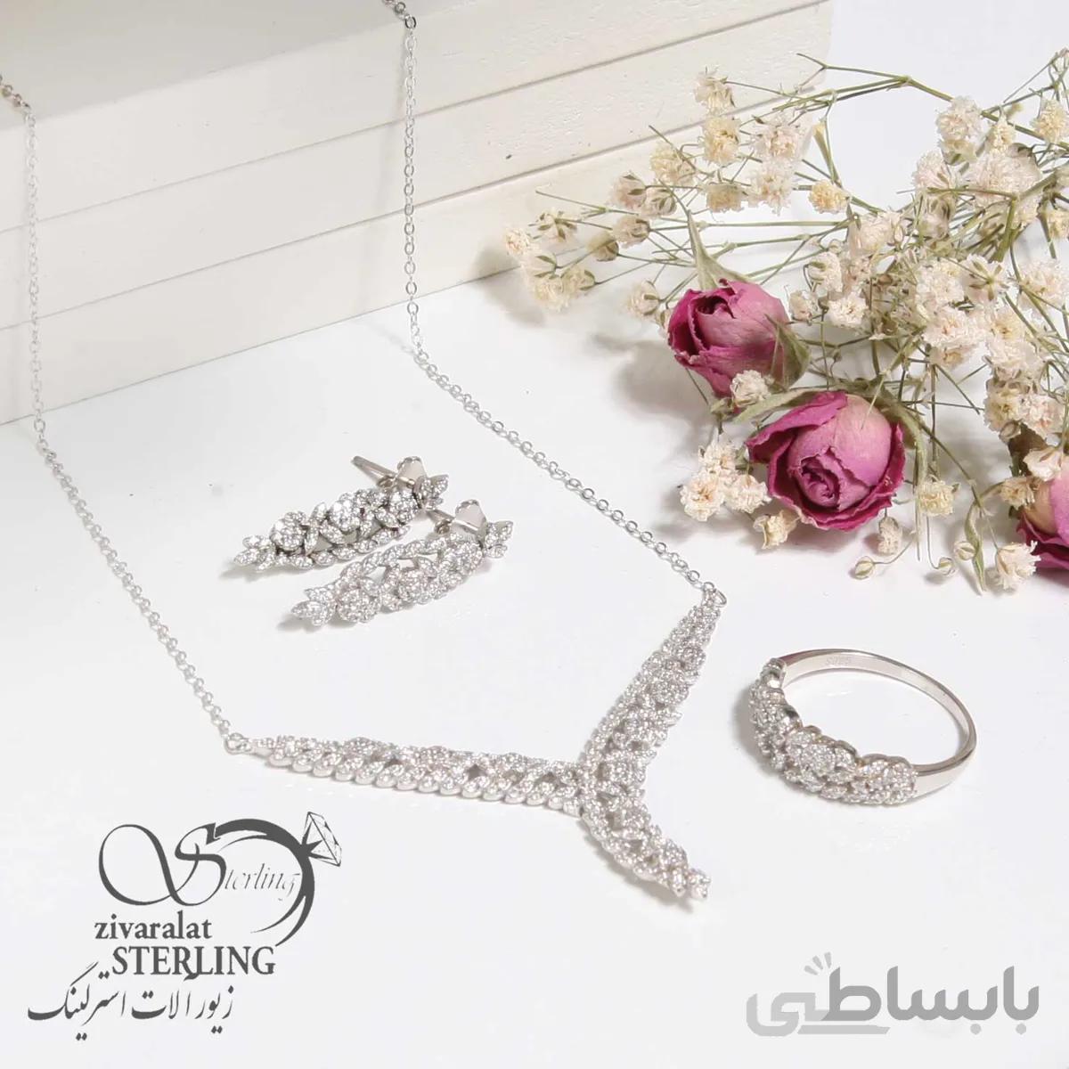 سرویس نقره زنانه کد 858616