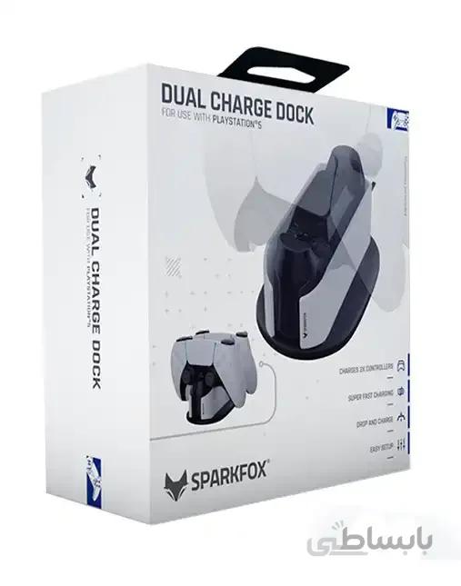 پایه شارژر دوگانه SparkFox برای PS5