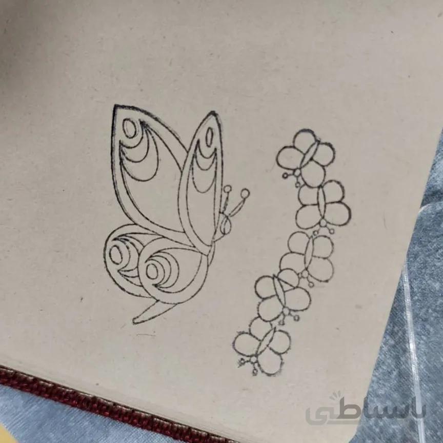 مهر سیلیکونی - پروانه رونده