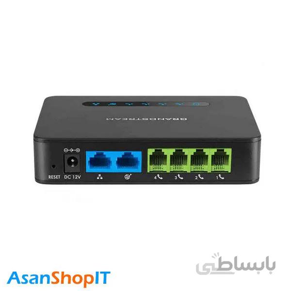 مبدل تلفن آی پی به آنالوگ (FXS) گرنداستریم Grandstream HT814 ا Grandstream HT814 IP to Analog (FXS) Telephone Converter