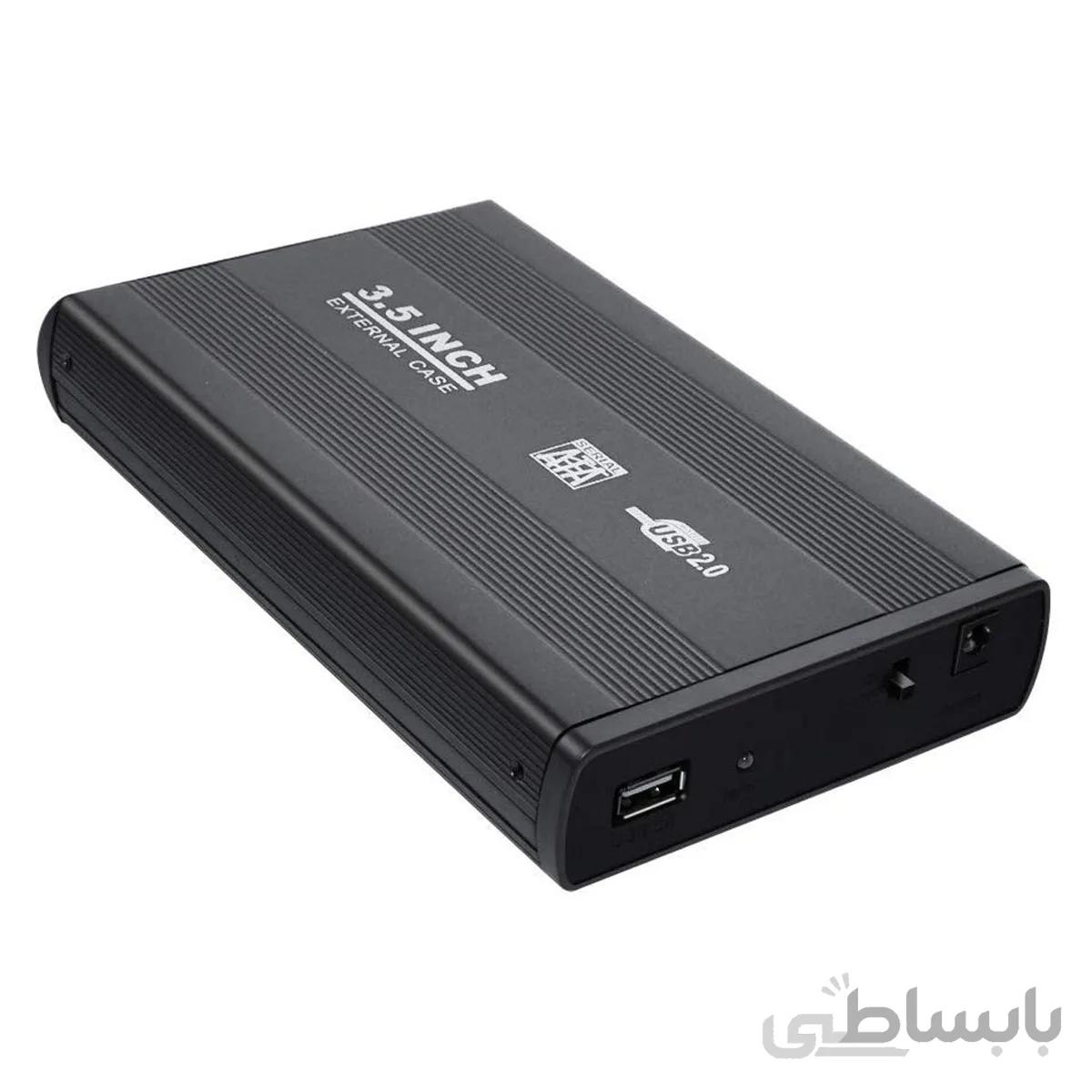 باکس تبدیل SATA به USB 2.0 هارد دیسک ۳٫۵ اینچی فلزی