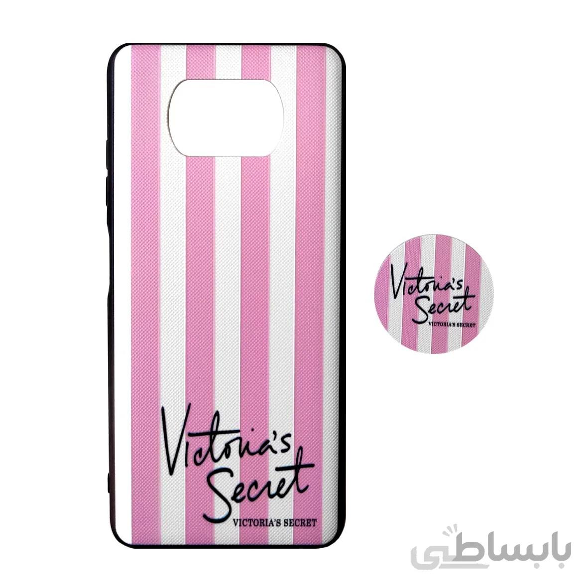 مشخصات قاب گارد شیایومی poco x3 پاپ سوکت دار طرح victoria s secret