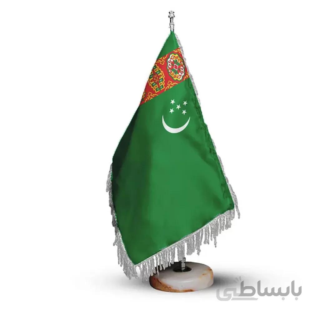 پرچم رومیزی و تشریفات کشور ترکمنستان کد P301