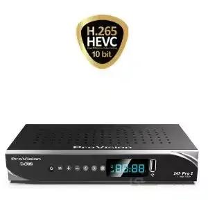 گیرنده دیجیتال پروویژن247 پرو 2 HEVC/H265
