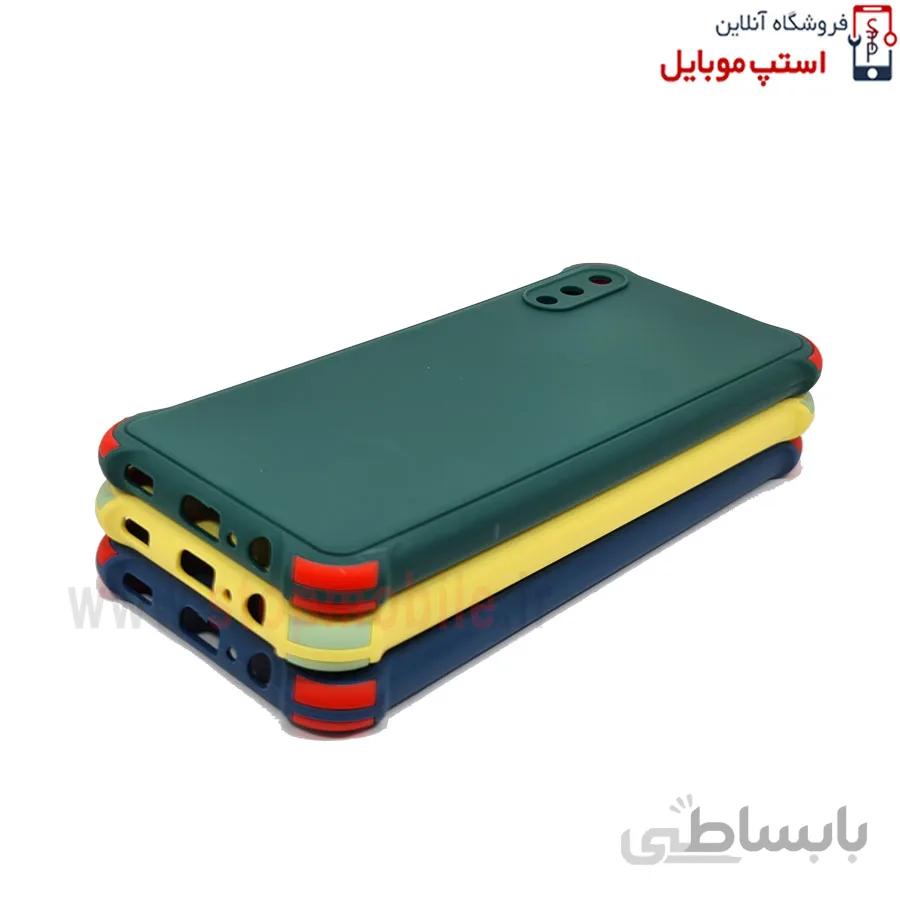 گارد سیلیکونی دکمه رنگی گوشی Galaxy A02
