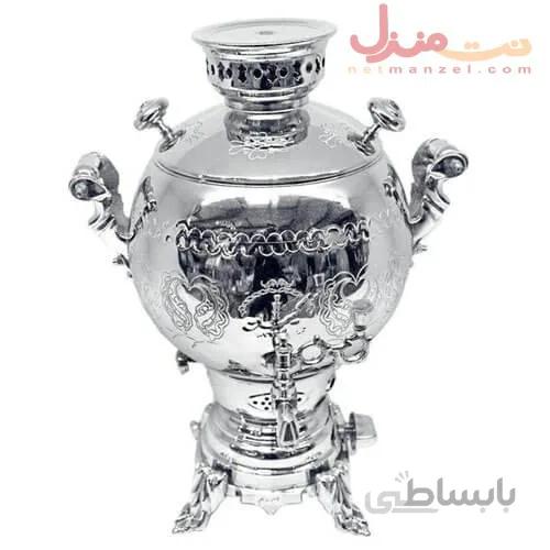 سماور گازی کیهان مدل رز قلم ظرفیت 6 لیتر