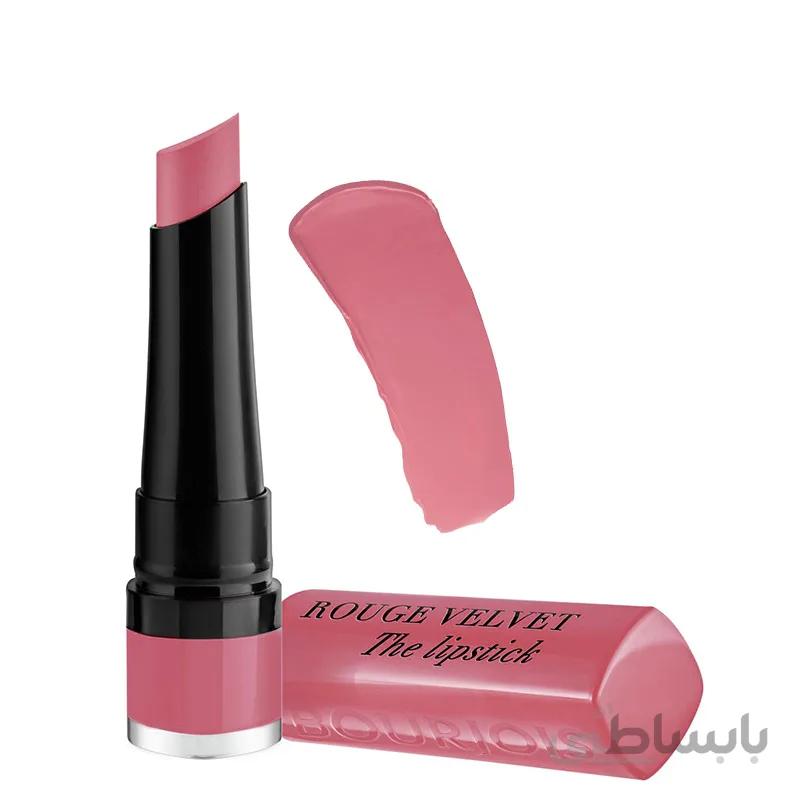 رژ لب جامد بورژوآ مدل Rouge Velvet شماره 03 ا Bourjois Rouge Velvet Lipstick 03