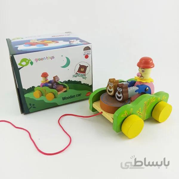 اسباب بازی طبل زن چوبی آدمک