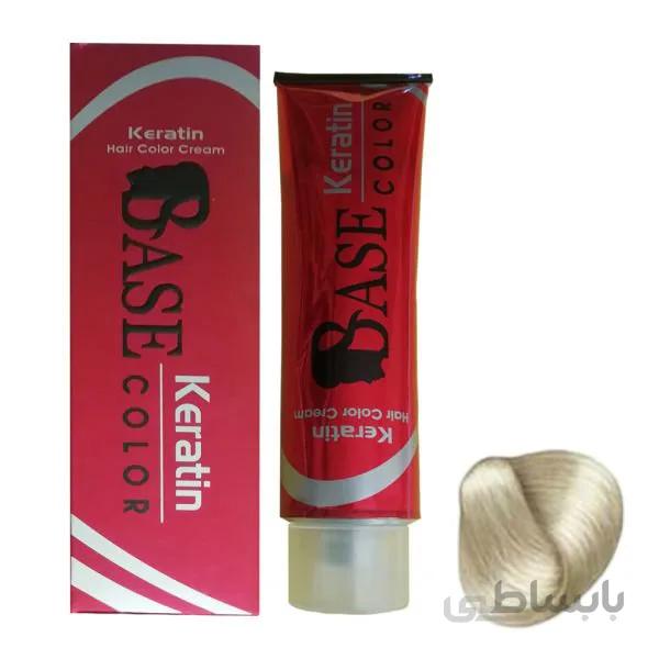 رنگ مو بیس شماره 11/2 رنگ بلوند زیتونی پلاتینه 125 میلی لیتر ا Base hair color number 11.2