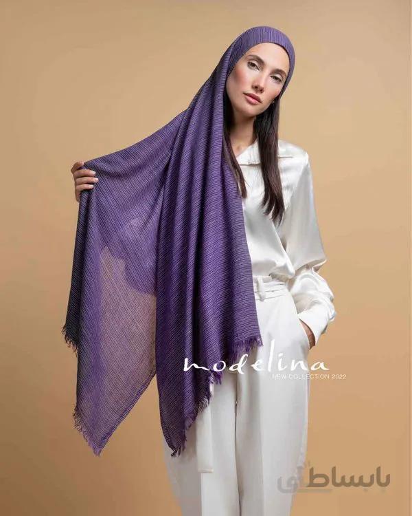 شال نخی بهاره وارداتی مدلینا 1264