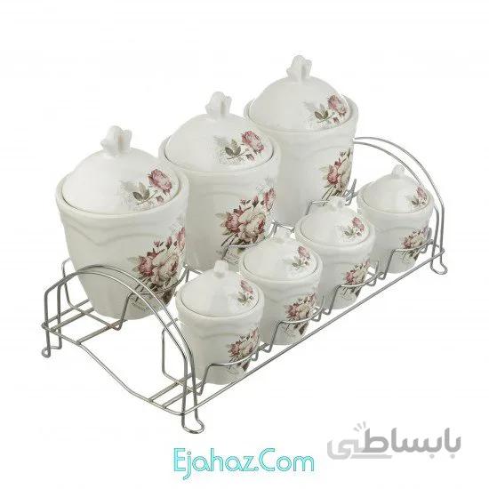 ست پاسماوری و جا ادویه 7 پارچه مام کد 8300