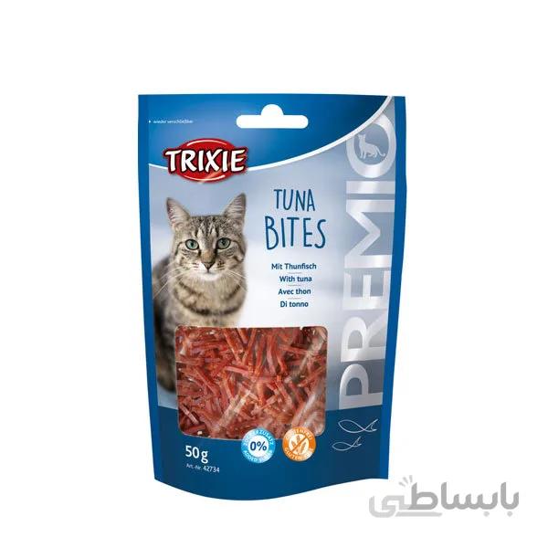 تشویقی گربه تریکسی مدل Tuna Bites وزن ۵۰ گرم