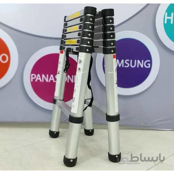 نردبان دوطرفه تلسکوپی تاشو مدل SL-1391 ا Telescopic Ladder SL-1391