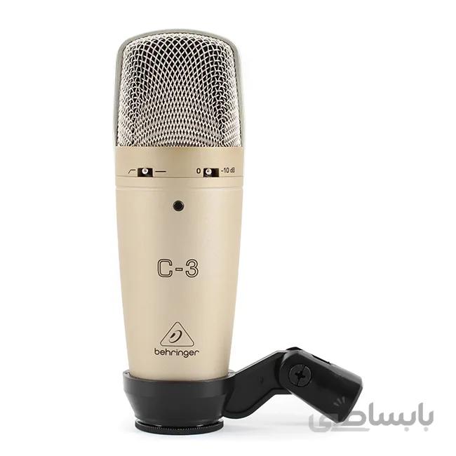 میکروفون کاندنسر استودیویی بهرینگر مدل C-3 (ویترینی) ا Behringer C-3 Studio Condenser Microphone